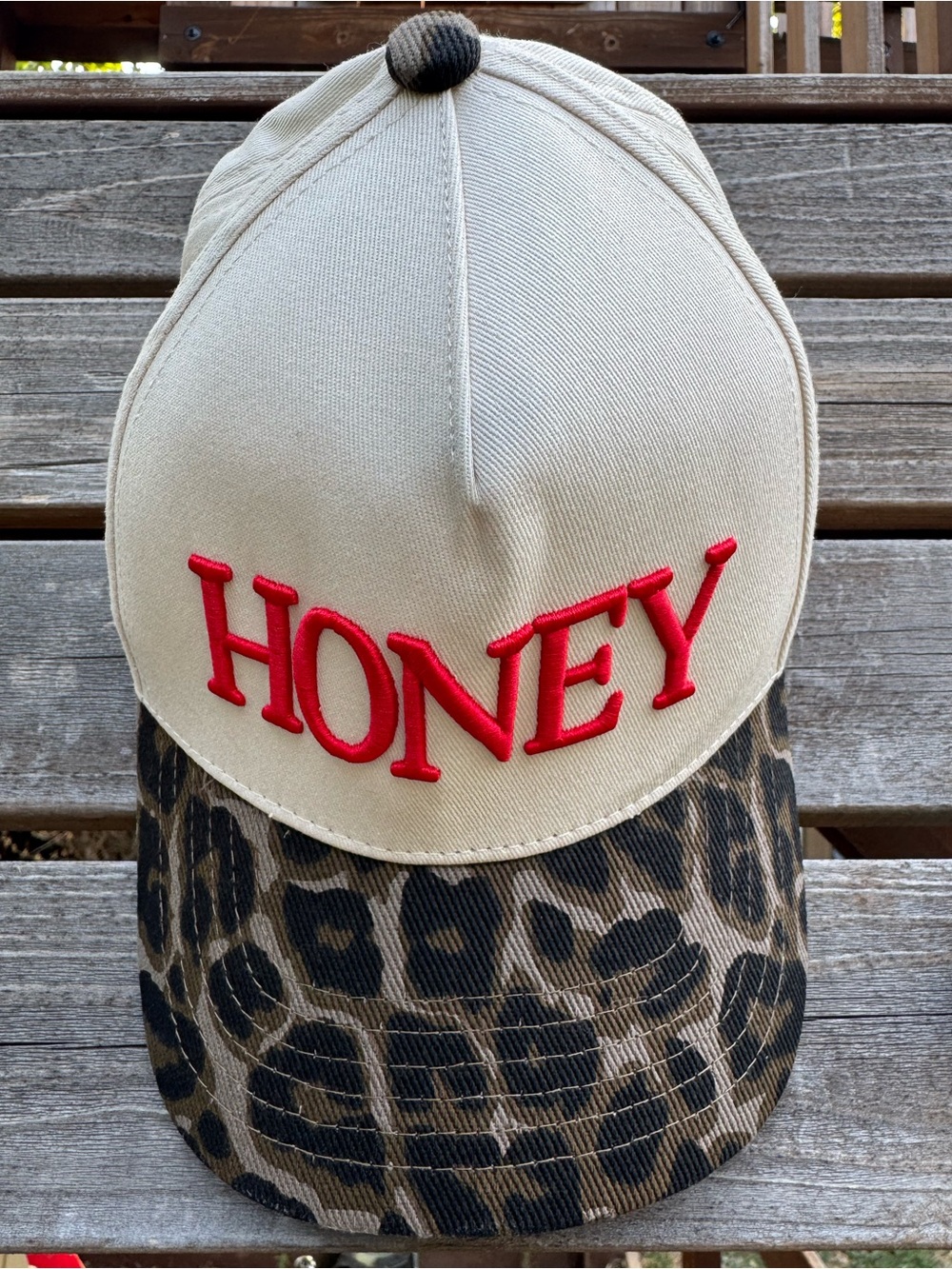 Leopard Print Honey Hat
